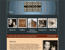 Tablet Screenshot of kcfauxdesign.com